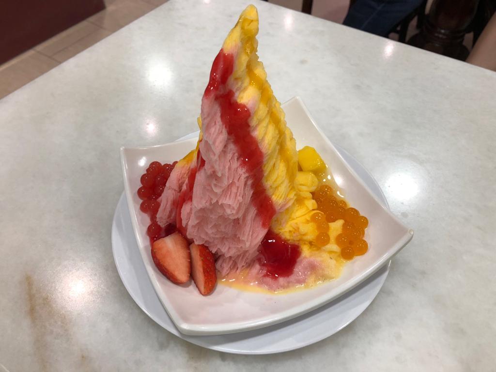 Strawberry & Mango Snow Ice